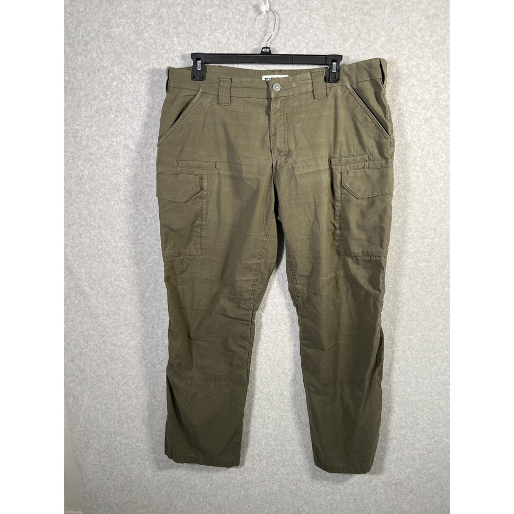 First Tactical Cargo Pants Mens 40/32 Olive Green Pockets Ripstop Hiking Outdoor